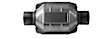 612006 No Returns Accepted - Catalytic Converter, 1.5L, 4Cyl, CARB and Federal EPA Standards, 50-state Legal, Semi-Universal (Welding Required)