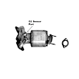 641129 Rear, Driver or Passenger Side Catalytic Converter, 2.5L, 6Cyl, Federal EPA Standard, 46-State Legal (Cannot ship to CA, CO, NY or ME), Direct Fit