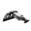 641207 Catalytic Converter, 2.4L, 4Cyl, Federal EPA Standard, 46-State Legal (Cannot ship to CA, CO, NY or ME), Direct Fit