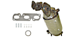 641229 Rear, Driver or Passenger Side Catalytic Converter, 3.0L, 6Cyl, Federal EPA Standard, 46-State Legal (Cannot ship to CA, CO, NY or ME), Direct Fit