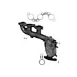 641290 Rear, Driver or Passenger Side Catalytic Converter, 3.3L, 6Cyl, Federal EPA Standard, 46-State Legal (Cannot ship to CA, CO, NY or ME), FWD, Direct Fit