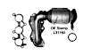641295 Catalytic Converter, 3.5L, 6Cyl, Federal EPA Standard, 46-State Legal (Cannot ship to CA, CO, NY or ME), Direct Fit
