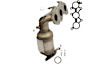 641298 Catalytic Converter, 3.5L, 6Cyl, Federal EPA Standard, 46-State Legal (Cannot ship to CA, CO, NY or ME), Direct Fit