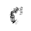 641298 Catalytic Converter, 3.5L, 6Cyl, Federal EPA Standard, 46-State Legal (Cannot ship to CA, CO, NY or ME), Direct Fit