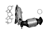 641300 Front, Passenger Side Catalytic Converter, 3.5L, 6Cyl, Federal EPA Standard, 46-State Legal (Cannot ship to CA, CO, NY or ME), FWD, Direct Fit
