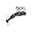 641403 Front, Driver Side Catalytic Converter, 2.5L, 6Cyl, Federal EPA Standard, 46-State Legal (Cannot ship to CA, CO, NY or ME), AWD, Direct Fit