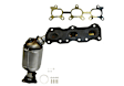 641416 Front, Driver Side Catalytic Converter, 2.7L, 6Cyl, Federal EPA Standard, 46-State Legal (Cannot ship to CA, CO, NY or ME), Direct Fit