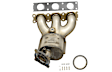 641423 Driver Side Catalytic Converter, 3.2L, 6Cyl, Federal EPA Standard, 46-State Legal (Cannot ship to CA, CO, NY or ME), Direct Fit