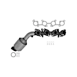 641435 Front, Driver Side Catalytic Converter, 4.7L, 8Cyl, Federal EPA Standard, 46-State Legal (Cannot ship to CA, CO, NY or ME), Direct Fit