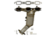 641457 Front, Driver Side, Radiator Side Catalytic Converter, Federal EPA Standard, 46-State Legal (Cannot ship to CA, CO, NY or ME)