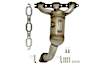 641458 Catalytic Converter, Federal EPA Standard, 46-State Legal (Cannot ship to CA, CO, NY or ME), Direct Fit