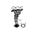 641459 Catalytic Converter, 2.5L, 4Cyl, Federal EPA Standard, 46-State Legal (Cannot ship to CA, CO, NY or ME), Direct Fit