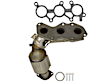 641465 Front, Passenger Side Catalytic Converter, 3.5L, 6Cyl, Federal EPA Standard, 46-State Legal (Cannot ship to CA, CO, NY or ME), FWD, Direct Fit