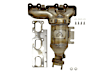 641479 Catalytic Converter, Federal EPA Standard, 46-State Legal (Cannot ship to CA, CO, NY or ME), Direct Fit