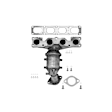 641498 Catalytic Converter, 2.4L, 4Cyl, Federal EPA Standard, 46-State Legal (Cannot ship to CA, CO, NY or ME), Direct Fit