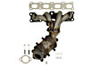 641505 Front, Driver or Passenger Side Catalytic Converter, 2.4L, 4Cyl, Federal EPA Standard, 46-State Legal (Cannot ship to CA, CO, NY or ME), Direct Fit
