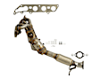 641508 Catalytic Converter, 2.5L, 4Cyl, Federal EPA Standard, 46-State Legal (Cannot ship to CA, CO, NY or ME), Direct Fit