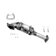641512 Passenger Side Catalytic Converter, 3.6L, 6Cyl, Federal EPA Standard, 46-State Legal (Cannot ship to CA, CO, NY or ME), Direct Fit