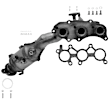 641515 Driver Side Catalytic Converter, 4.0L, 6Cyl, Federal EPA Standard, 46-State Legal (Cannot ship to CA, CO, NY or ME), Direct Fit