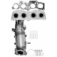 641518 Front, Driver or Passenger Side Catalytic Converter, 2.4L, 4Cyl, Federal EPA Standard, 46-State Legal (Cannot ship to CA, CO, NY or ME), Direct Fit