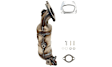 641544 Driver Side Catalytic Converter, 3.2L, 6Cyl, Federal EPA Standard, 46-State Legal (Cannot ship to CA, CO, NY or ME), Direct Fit