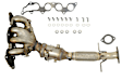 641553 Front, Driver or Passenger Side Catalytic Converter, 2.0L, 4Cyl, Federal EPA Standard, 46-State Legal (Cannot ship to CA, CO, NY or ME), Direct Fit