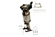 641560 Front, Driver or Passenger Side Catalytic Converter, 1.8L, 4Cyl, Federal EPA Standard, 46-State Legal (Cannot ship to CA, CO, NY or ME), FWD, Direct Fit