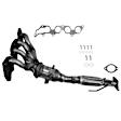 641567 Front, Driver or Passenger Side Catalytic Converter, 2.0L, 4Cyl, Federal EPA Standard, 46-State Legal (Cannot ship to CA, CO, NY or ME), Direct Fit