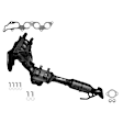 641605 Catalytic Converter, 2.0L, 4Cyl, Federal EPA Standard, 46-State Legal (Cannot ship to CA, CO, NY or ME), Direct Fit