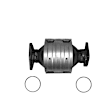642002 Rear Catalytic Converter, 3.7L, 6Cyl, Federal EPA Standard, 46-State Legal (Cannot ship to CA, CO, NY or ME)