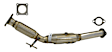 642058 Rear, Driver or Passenger Side Catalytic Converter, 2.4L, 5Cyl, Federal EPA Standard, 46-State Legal (Cannot ship to CA, CO, NY or ME), FWD, Direct Fit