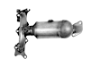 642098 Front, Driver Side Catalytic Converter, 2.7L, 6Cyl, Federal EPA Standard, 46-State Legal (Cannot ship to CA, CO, NY or ME), Direct Fit
