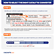 642115 Rear, Passenger Side Catalytic Converter, 5.6L, 8Cyl, Federal EPA Standard, 46-State Legal (Cannot ship to CA, CO, NY or ME), Direct Fit