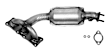 642119 Rear, Driver or Passenger Side Catalytic Converter, 3.0L, 6Cyl, Federal EPA Standard, 46-State Legal (Cannot ship to CA, CO, NY or ME), Direct Fit
