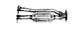 642253 Rear, Driver or Passenger Side Catalytic Converter, 3.0L, 6Cyl, Federal EPA Standard, 46-State Legal (Cannot ship to CA, CO, NY or ME), Direct Fit