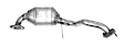 642254 Front, Driver or Passenger Side Catalytic Converter, 3.0L, 6Cyl, Federal EPA Standard, 46-State Legal (Cannot ship to CA, CO, NY or ME), Direct Fit