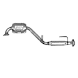 2004 Mazda MPV - Passenger Side Catalytic Converter, 3.0L 6Cyl, Federal EPA Standard, 46-State Legal (Cannot ship to CA, CO, NY or ME)