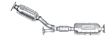 642294 Rear, Driver or Passenger Side Catalytic Converter, 3.0L, 6Cyl, Federal EPA Standard, 46-State Legal (Cannot ship to CA, CO, NY or ME), Direct Fit