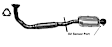 642529 Catalytic Converter, 1.9L, 4Cyl, Federal EPA Standard, 46-State Legal (Cannot ship to CA, CO, NY or ME), Direct Fit