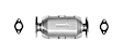 642575 Rear, Driver or Passenger Side Catalytic Converter, 1.8L, 4Cyl, Federal EPA Standard, 46-State Legal (Cannot ship to CA, CO, NY or ME), Direct Fit