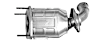 642692 Front, Driver or Passenger Side Catalytic Converter, 2.7L, 6Cyl, Federal EPA Standard, 46-State Legal (Cannot ship to CA, CO, NY or ME), Direct Fit