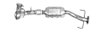 642711 Catalytic Converter, 2.3L, 4Cyl, Federal EPA Standard, 46-State Legal (Cannot ship to CA, CO, NY or ME), Direct Fit