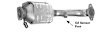 642719 Catalytic Converter, 2.0L, 4Cyl, Federal EPA Standard, 46-State Legal (Cannot ship to CA, CO, NY or ME), Direct Fit