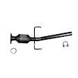 642815 Center Catalytic Converter, 2.5L, 4Cyl, Federal EPA Standard, 46-State Legal (Cannot ship to CA, CO, NY or ME), Direct Fit