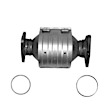 642831 Rear, Driver or Passenger Side Catalytic Converter, 3.7L, 6Cyl, Federal EPA Standard, 46-State Legal (Cannot ship to CA, CO, NY or ME), Direct Fit