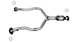 642841 Rear, Driver or Passenger Side Catalytic Converter, 4.3L, 8Cyl, Federal EPA Standard, 46-State Legal (Cannot ship to CA, CO, NY or ME), Direct Fit
