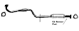 642924 Catalytic Converter, 2.2L, 4Cyl, Federal EPA Standard, 46-State Legal (Cannot ship to CA, CO, NY or ME), Direct Fit