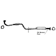 642924 Catalytic Converter, 2.2L, 4Cyl, Federal EPA Standard, 46-State Legal (Cannot ship to CA, CO, NY or ME), Direct Fit