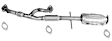 643031 Rear, Driver or Passenger Side Catalytic Converter, 3.5L, 6Cyl, Federal EPA Standard, 46-State Legal (Cannot ship to CA, CO, NY or ME), Direct Fit