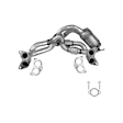 2020 Subaru BRZ - Front, Driver or Passenger Side Catalytic Converter, 2.0L 4Cyl, Federal EPA Standard, 46-State Legal (Cannot ship to CA, CO, NY or ME), Automatic Transmission